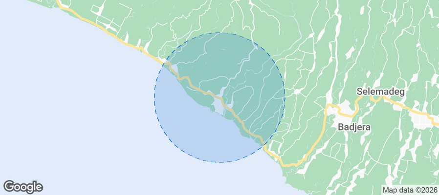 Selemadeg Barat Airbnb map